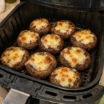 π§π 3-Ingredient Air Fryer Cheesy Stuffed Mushrooms