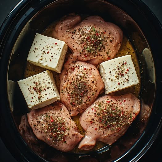 Crockpot Chicken and Gravy (High-Protein Slow Cooker Comfort Meal)