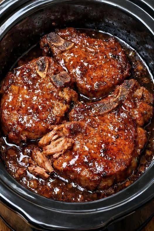 Slow Cooker Brown Ale Pork Chops (High-Protein Comfort Dinner)