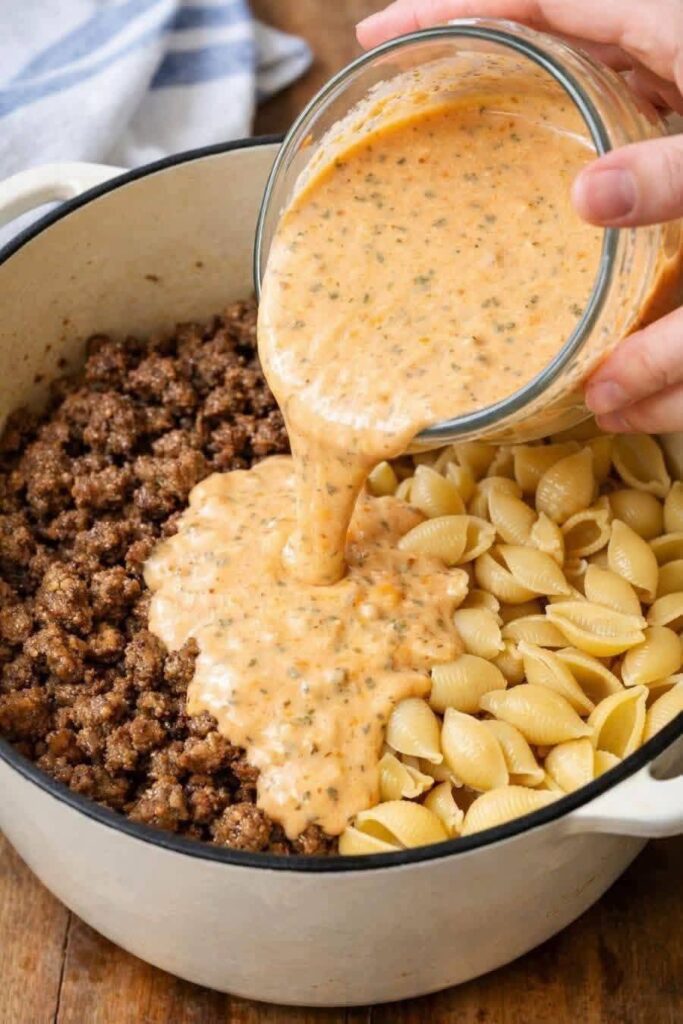 High-Protein Creamy Paprika Steak Shells
