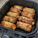 5-Ingredient Air Fryer Cheeseburger Egg Rolls 🍔✨