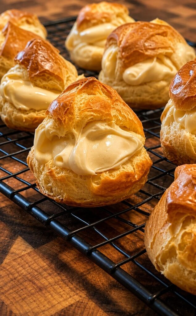 Air Fryer Creamy Puffs