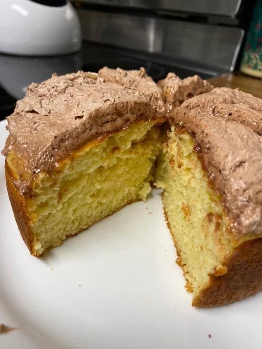Delicious Chocolate Frosted Yogurt Cake — 2 Points Per Slice