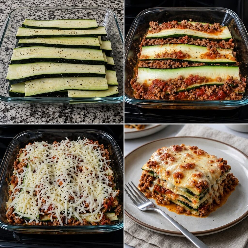 Air Fryer Zucchini No-Noodle Lasagna