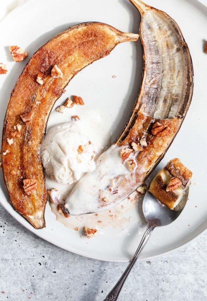 Air Fryer Caramelized Banana