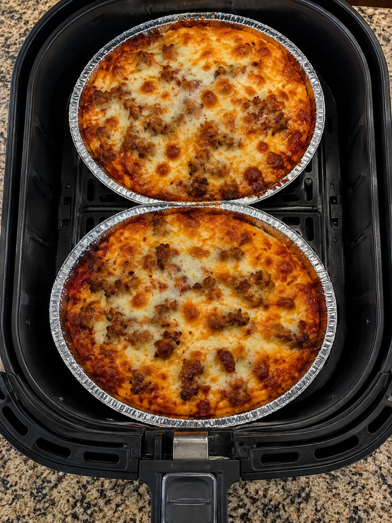 Air Fryer Low-Carb Crustless Pizza Bowl