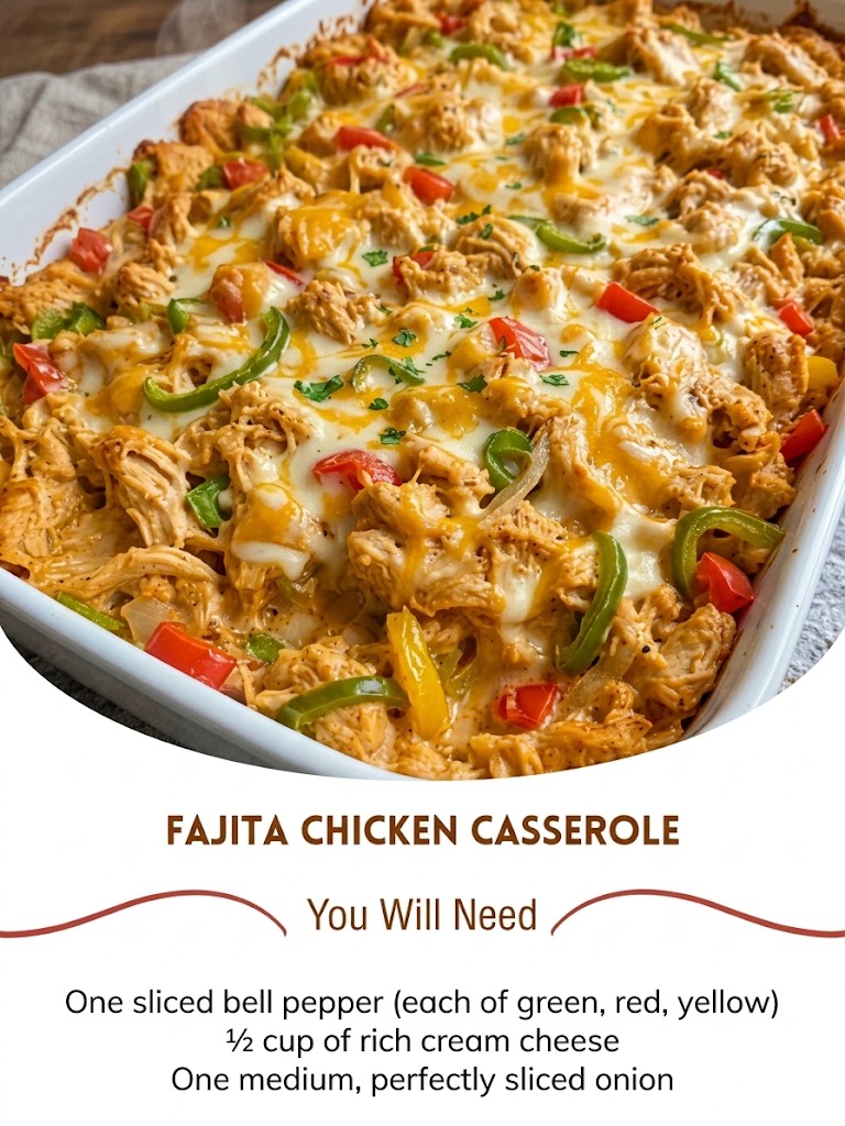 Fajita Chicken Casserole