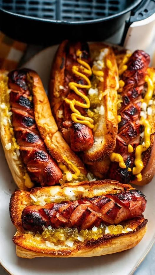 Air Fryer Hot Dogs