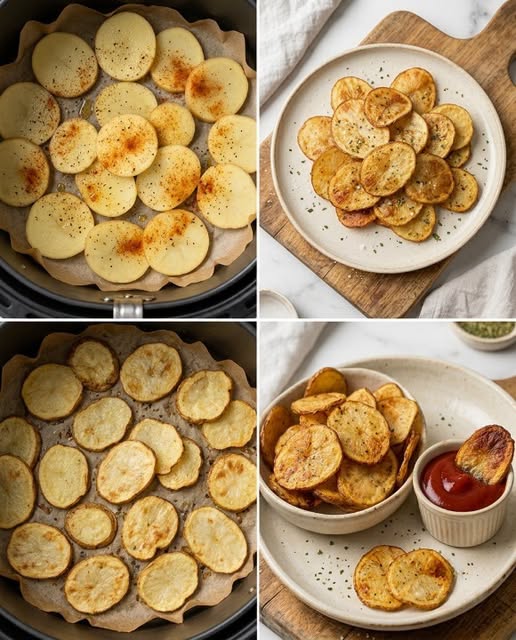 Air Fryer Potato Chips