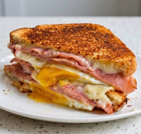 Air Fryer Fried Egg Sandwich