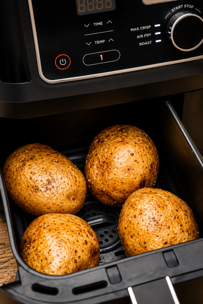 Perfectly Crisp Air Fryer Baked Potatoes