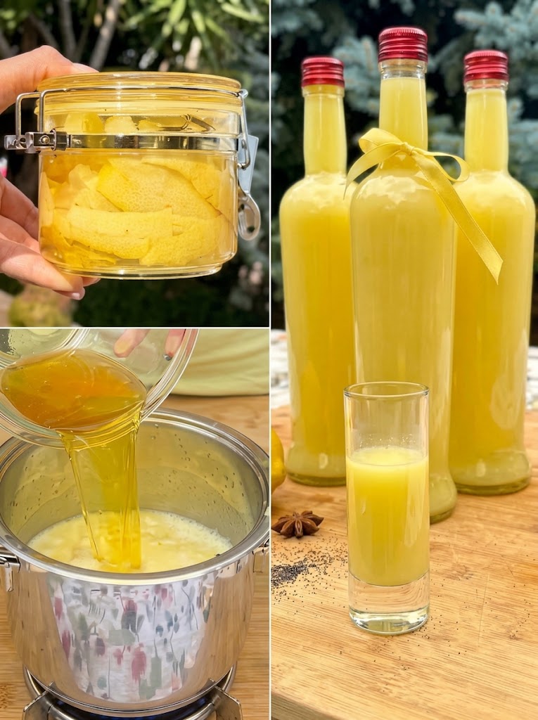 Homemade Limoncello