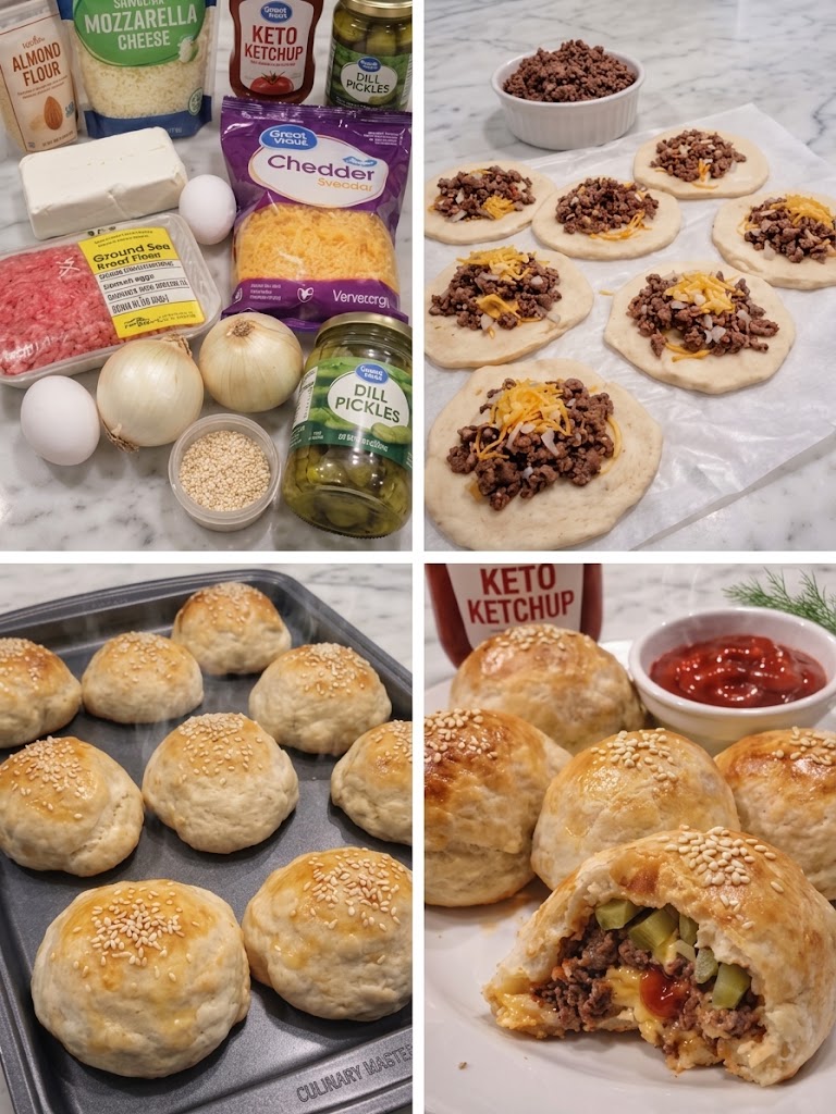 Low-Carb Burger Bombs