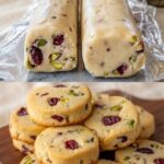 Cranberry & Pistachio Refrigerator Cookies