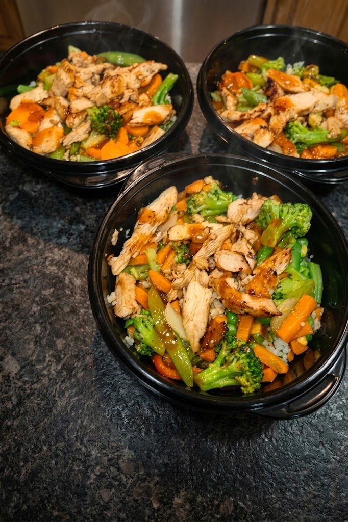 Zero point chicken stir fry bowls