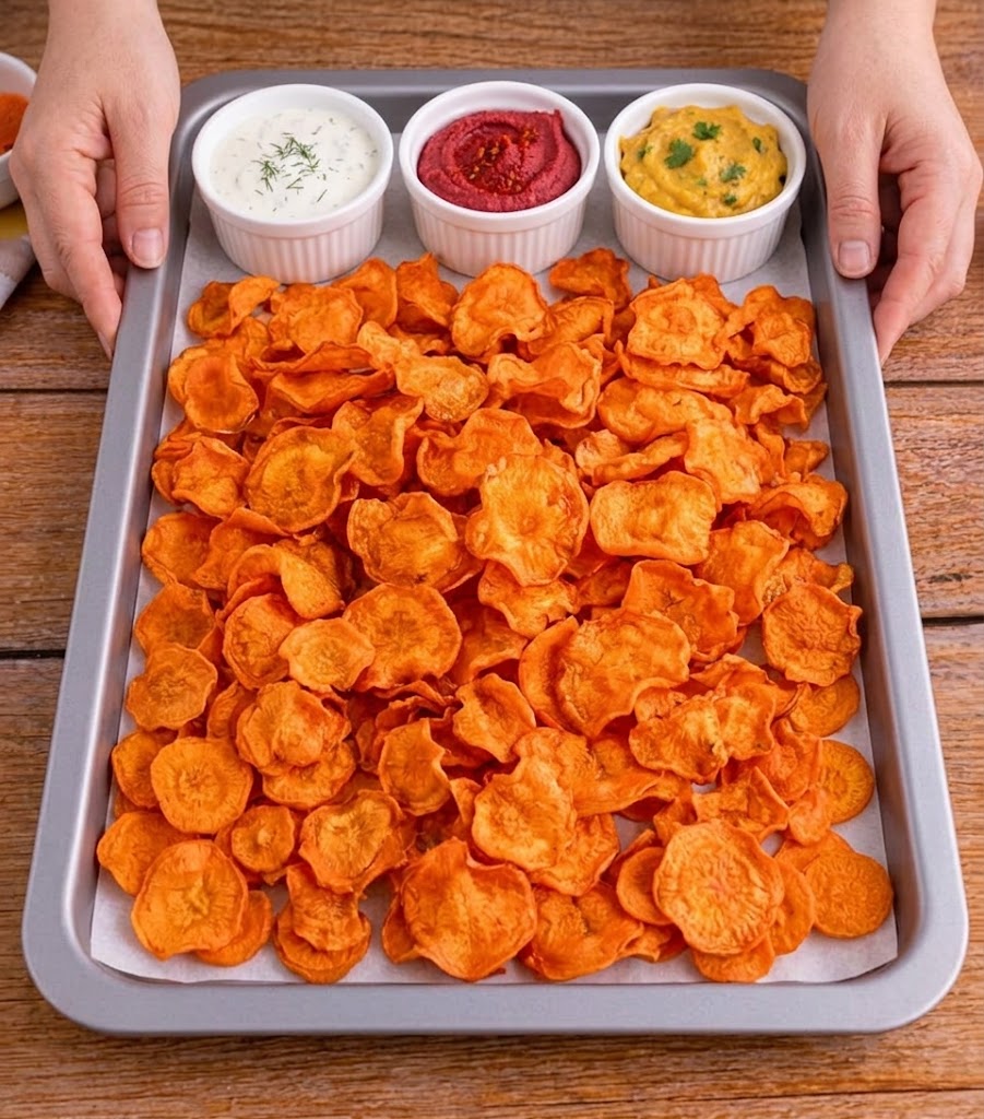Crispy Air Fryer Carrot Chips