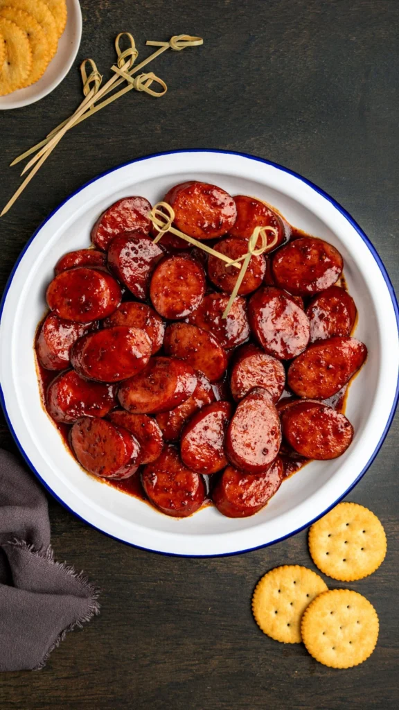 High-Protein Candied Kielbasa Bites