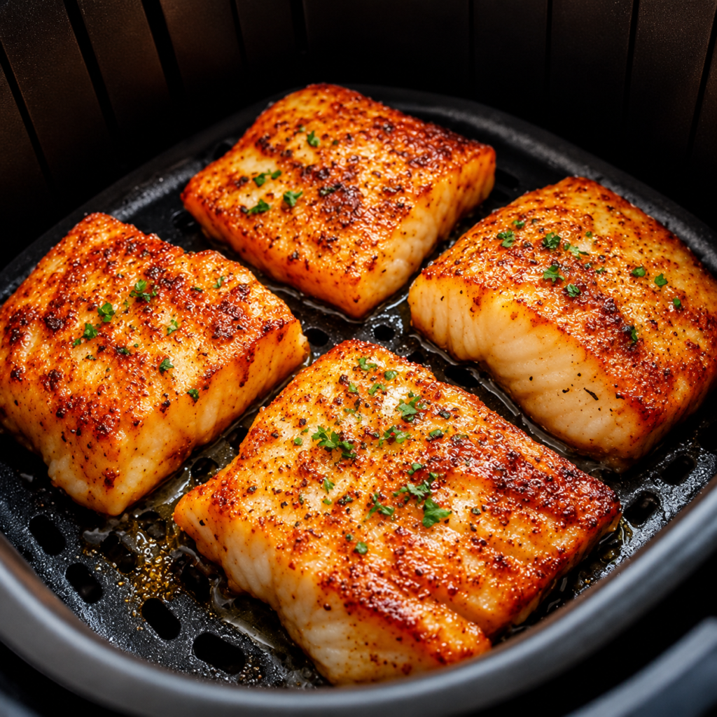 Air Fried Cod Fillets