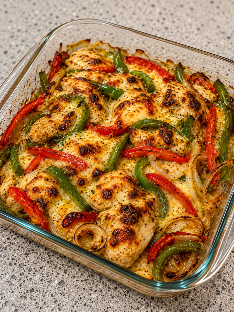 Anti-Inflammatory Fajita Chicken Breasts Casserole