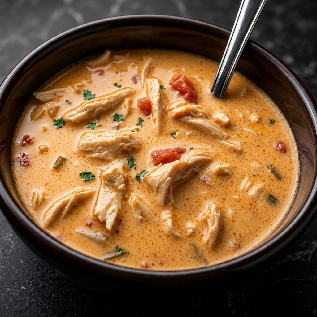 🍲 Creamy Slow Cooker Crack Chicken Soup
