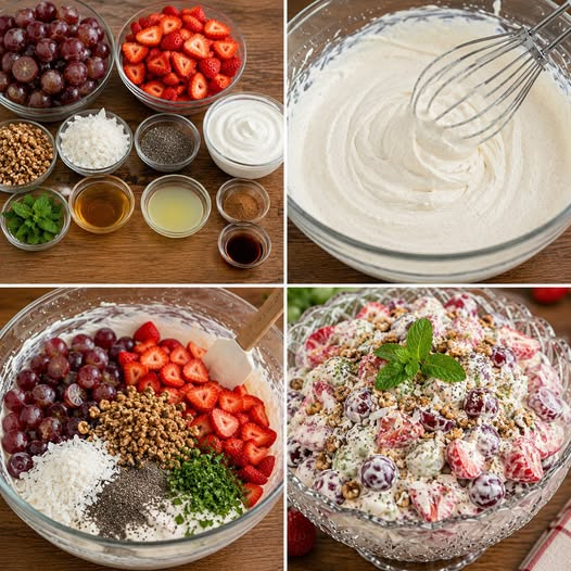 High-Protein Creamy Fruit Salad