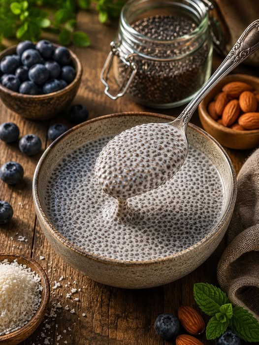 High-Protein Creamy Chia Pudding
