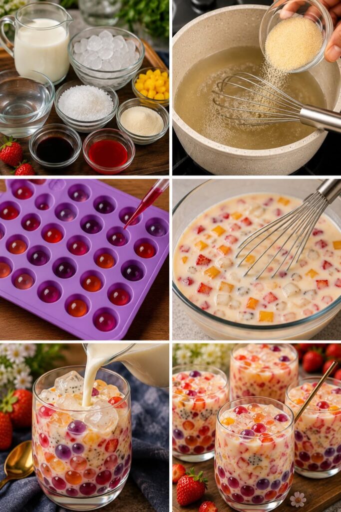 Fruity Tapioca Jelly Drink