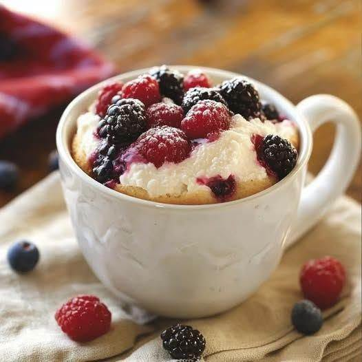 Berry Mug Cake