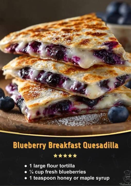 🫐 Blueberry Breakfast Quesadilla