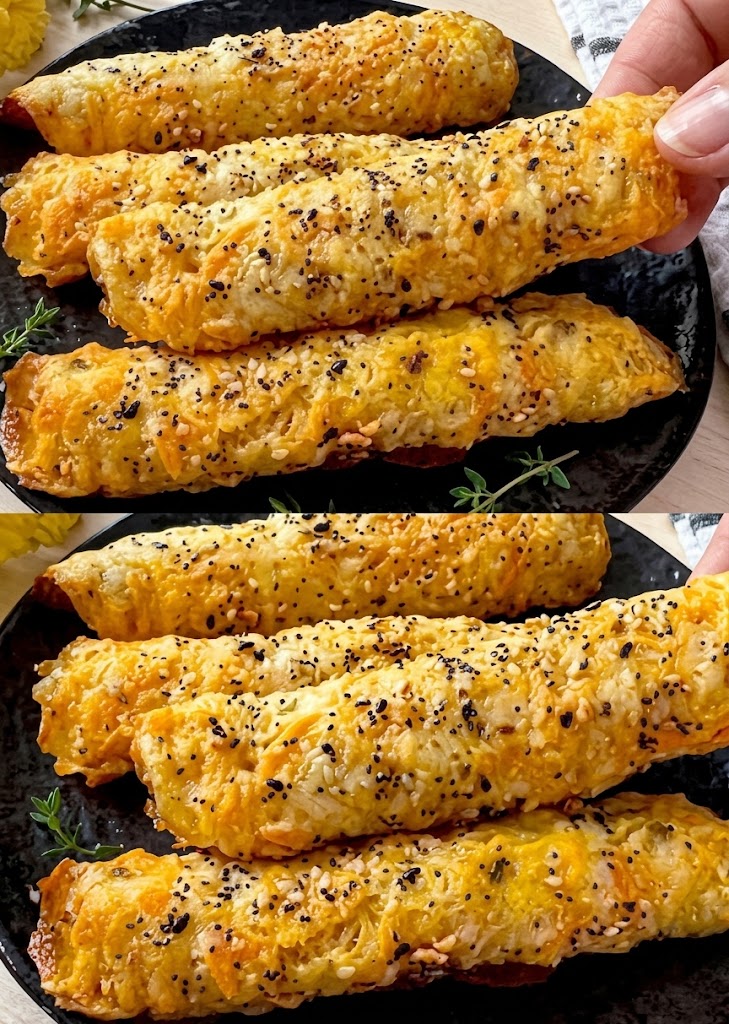 Cheesy Carrot Flatbreads