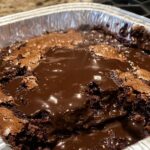 Fudgy Molten Chocolate Lava Brownies