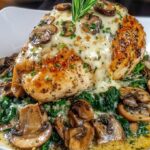Low-Carb Chicken, Spinach & Mushroom Bake Ingredients