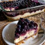 Low-Carb No-Bake Blueberry Cheesecake