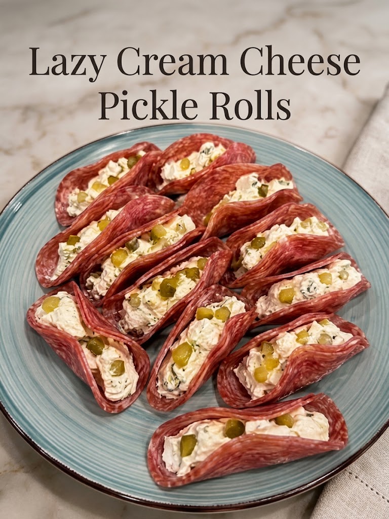 Cream Cheese Pickle Rolls