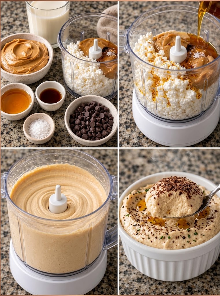Cottage Cheese Peanut Butter Mousse