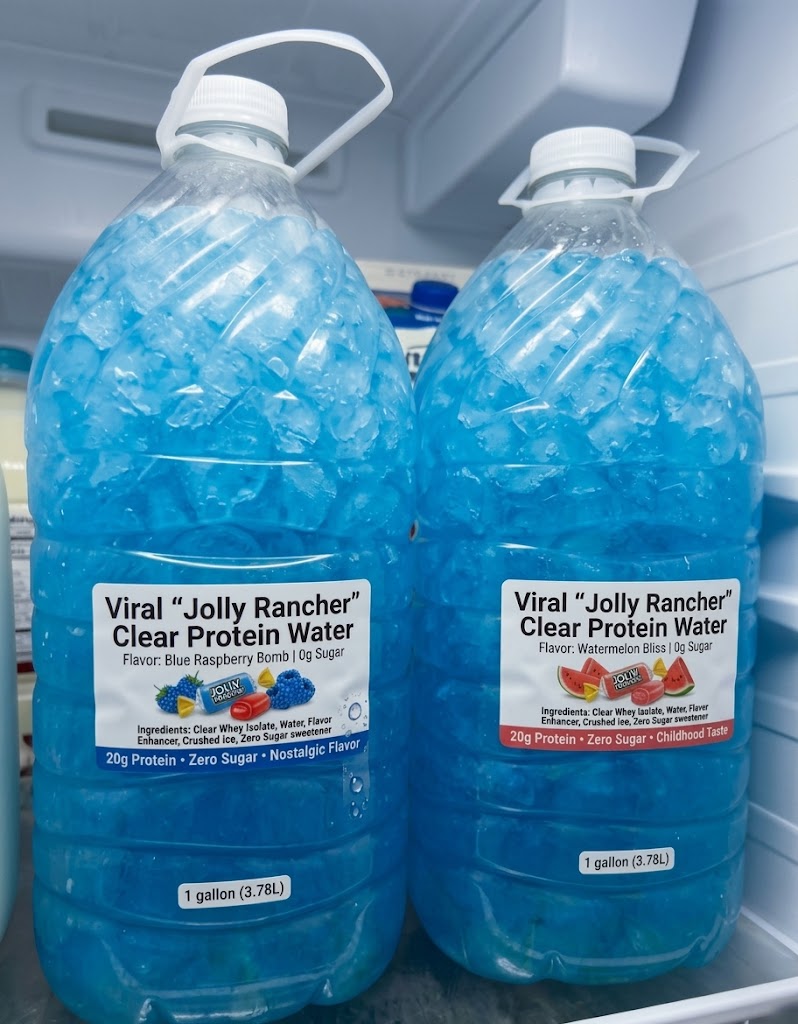 “Jolly Rancher” Clear Protein Water (Homemade Version)