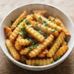 Air Fryer Crinkle-Cut Potato Fries with a Crisp Finish