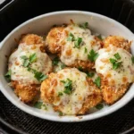 Air Fryer Parmesan Chicken Cutlets Without Burning the Cheese