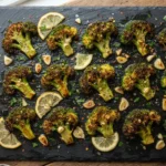 Crispy Keto Broccoli with Garlic and Lemon