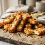 Crispy Air Fryer Halloumi Fries with Light Cornflour Coating
