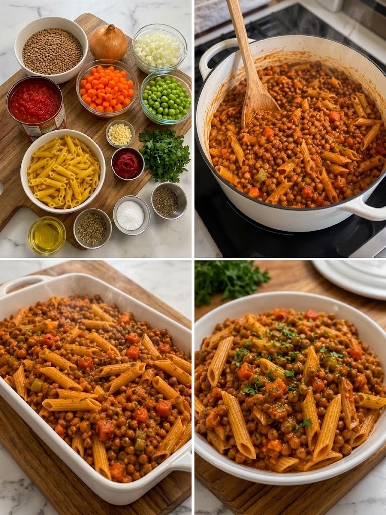 🌱🍝 Vegan Lentil Bolognese