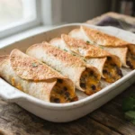 Crisp Air Fryer Bean and Cheese Burritos