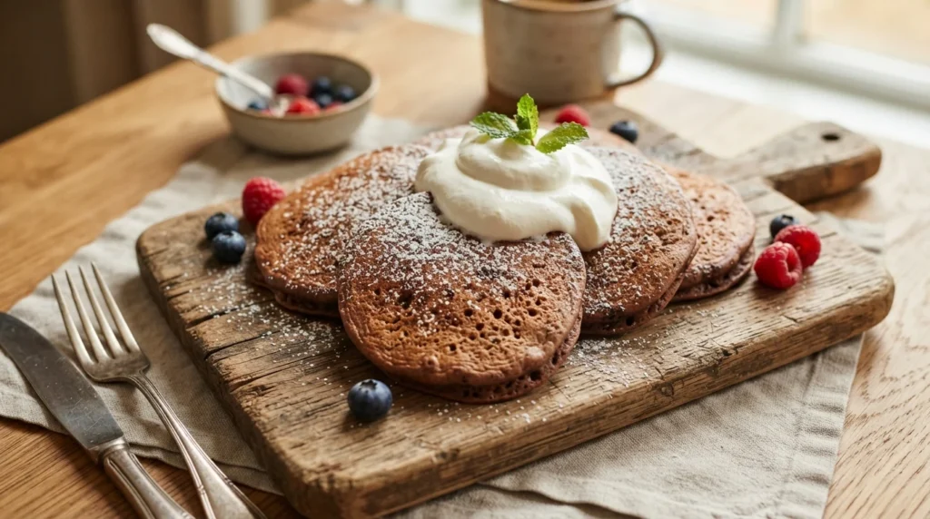 Keto Chocolate Pancakes with Unsweetened Cocoa: A Moist, Low-Carb Treat