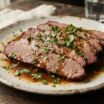 Keto Pressure Cooker Beef Brisket with Pan Juices