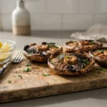 Air Fryer Portobello Mushroom Steaks with Dry Marinade