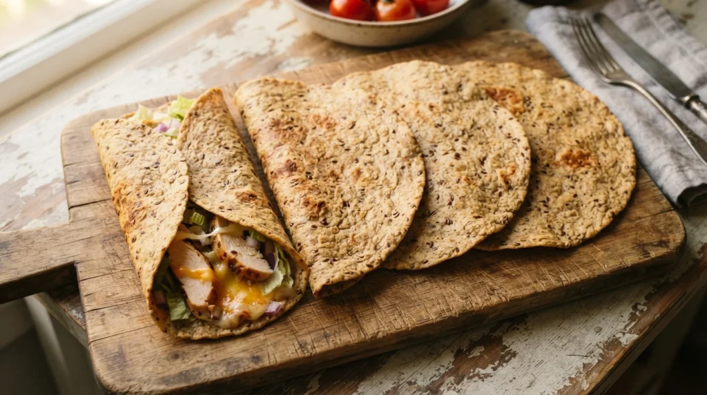 Keto Flaxseed Wraps: Bend-Proof Low-Carb Wrappers