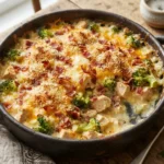 Keto Chicken Bacon Broccoli Casserole Without Canned Soup