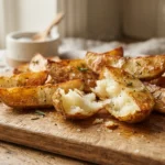 Air Fryer Skin-On Potato Wedges with Fluffy Centers