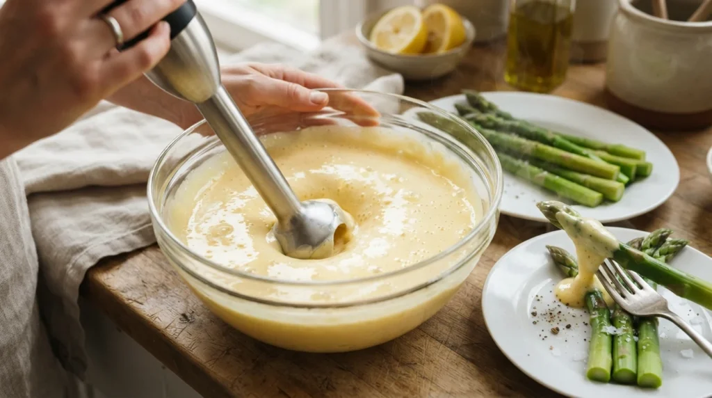Creamy Keto Hollandaise with an Immersion Blender