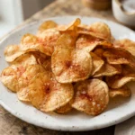 Crispy Air Fryer Potato Chips with Uniform Thin Slices